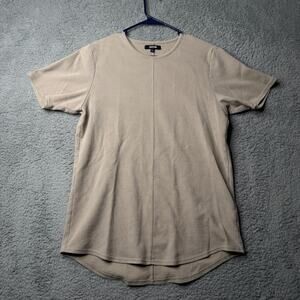 Jackson Shirt Men's Large Tan Short Sleeve Extended T